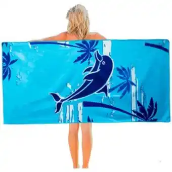 Linio Toalla de playa de microfibra delfín 53... oferta