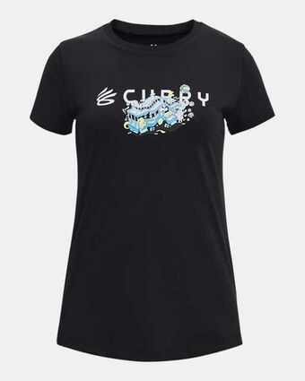 Under Armour Girls' curry trolly short sleeve oferta