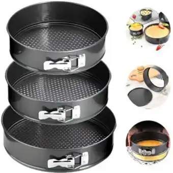Linio Set de 3 moldes de repostería keke desm... oferta