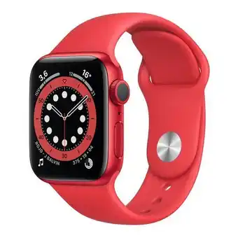 Smartwatch apple watch series 6 gps, resistente al agua, modos deportivos, máx. 18 horas, 40mm, rojo