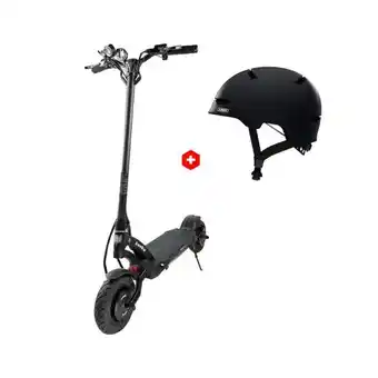 Coolbox Scooter eléctrico kaabo mantis 10 plus 10, autonomía hasta 75km, vel. 60km/h, 2 motores 1000w c/u + casco abus scraper 3.0 l oferta