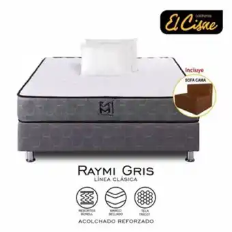 Maestro Jgo de cama raymi by cisne gris 2 plz oferta