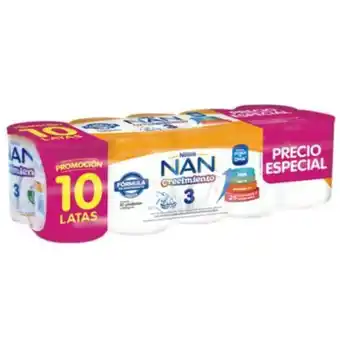 Tottus Formula alim liq nan 3 crecimiento 400g x 10und oferta