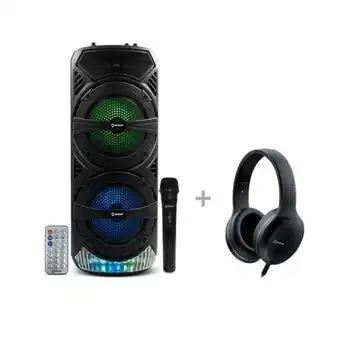 Hiraoka Parlante portátil c/ bluetooth miray pmbt-61n + audífono c/micrófono miray am-12 oferta