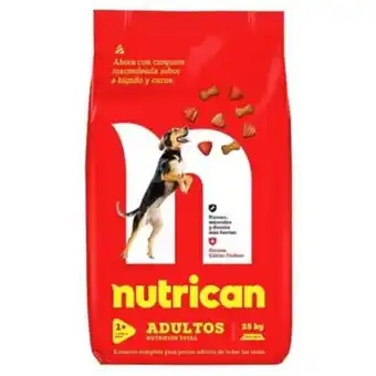 Alim seco perro nutrican adul 1+ano hig cne 25kg