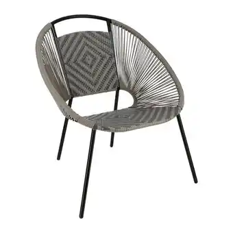 Casaideas Silla tejido plástico acapulco 70x64x81,5 cm oferta