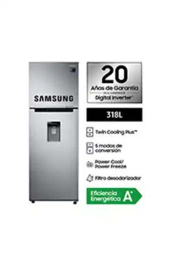 La Curacao Refrigeradora samsung rt32k5730s8 no frost 318l oferta