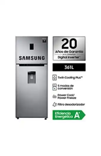 La Curacao Refrigeradora samsung tmf rt35k5930s8 361l oferta