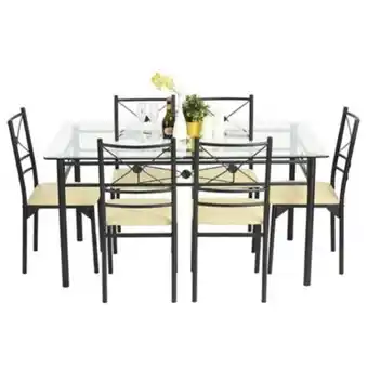 Maestro Jgo comedor 6p isadora 150x9075cm oferta