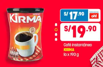 Plaza Vea Café Instantáneo KIRMA la x 190g oferta