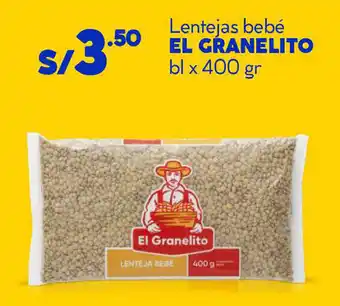 Plaza Vea Lemtejas Bebé EL GRANELITO bl x 400g oferta