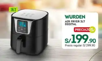 Tottus Digital Air Fryer WURDEN 3lt oferta