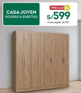 Tottus Ropero 8 Puertas CASA JOVEN oferta