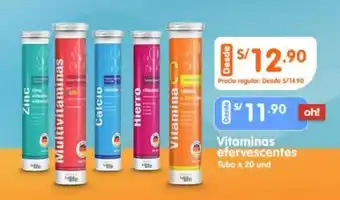 Mifarma Vitaminas Efervescentes tubo x 20 und oferta