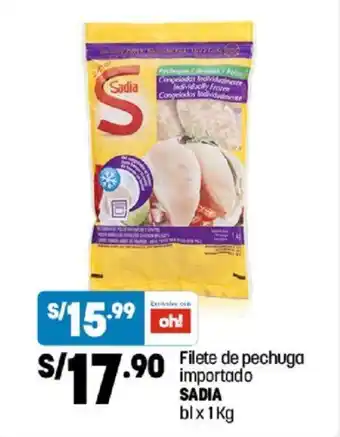 Plaza Vea Sadia Filete de Pechuga Importado 1kg oferta