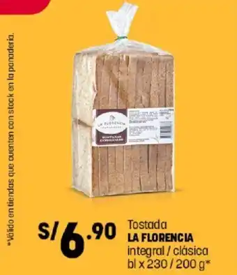 Plaza Vea La Florencia Tostada oferta