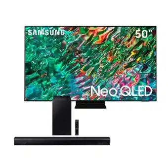 Hiraoka Televisor samsung neo qled 4k mini led smart 50 qn50qn90bagxpe (2022) + soundbar samsung bluetooth 410w hw-b550 (2022) oferta