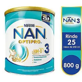 Tottus Nan 3 optipro formula infantil x 800g oferta