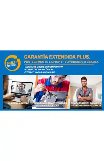 Tiendas EFE Garantía plus 1 año all in one de 1000 hasta 1500 soles oferta