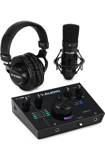 Tiendas EFE Kit de audio 4 vocal studio pro air 192 m-audio negro oferta