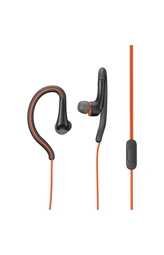 Tiendas EFE Audífonos deportivos motorola bluetooth con micrófono earbuds sport naranja oferta