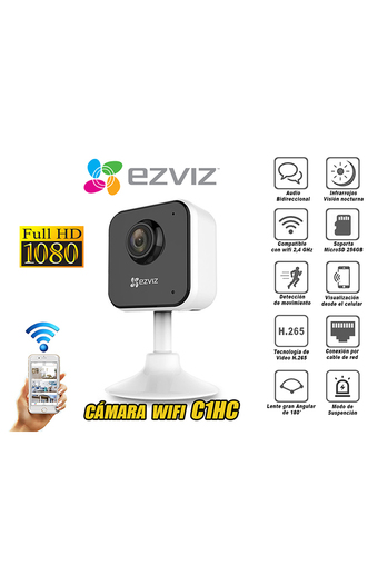 Tiendas EFE Cámara de seguridad ezviz inalámbrica wifi c1hc full hd oferta