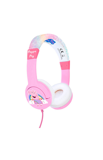 Tiendas EFE Audífonos on ear leotec infantibles de peppa pig rainbow otl oferta