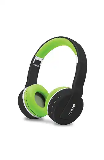 Tiendas EFE Audifonos on ear maxell inalámbrico mxh-bt800 verde oferta