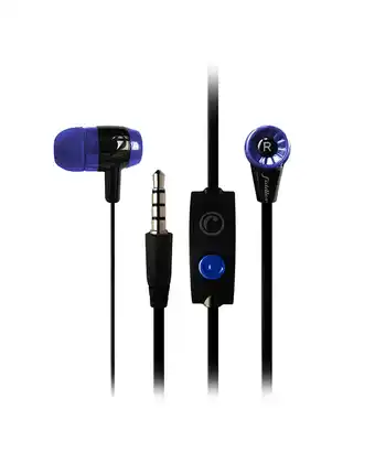 Tiendas EFE Audífonos in ear fiddler con micrófono fd-080 azul oferta