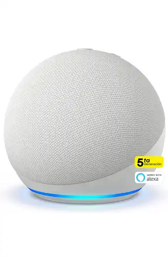Tiendas EFE Altavoz inteligente amazon echo dot 5 generacion blanco oferta