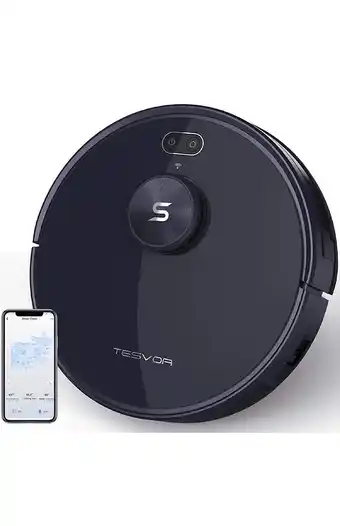 Tiendas EFE Aspiradora robot tesvor 2700w s6 negro oferta