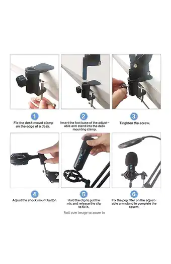 Tiendas EFE Micrófono condensador con usb bm858tz negro oferta