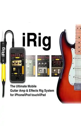 Tiendas EFE Interfaz guitarra adaptador irig iphone oferta