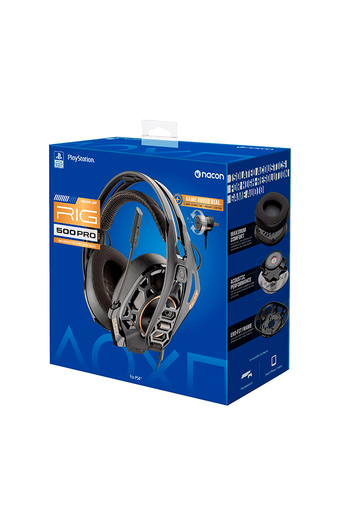 Tiendas EFE Audífonos gamer nacon con micrófono rig 500 pro negro oferta