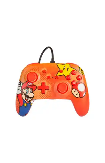 Tiendas EFE Mando con cable para nintendo switch power a mario vintage oferta