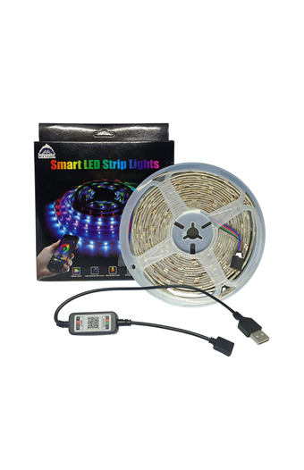 Tiendas EFE Cinta de luz led rgb 5m bluetooth con app oferta