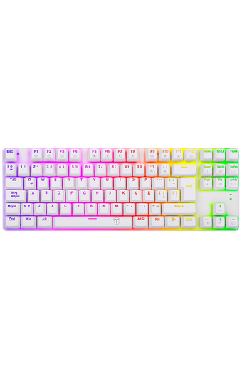Tiendas EFE Teclado gamer t-dagger mecánico rgb bora t-tgk315-bl-sp blanco oferta