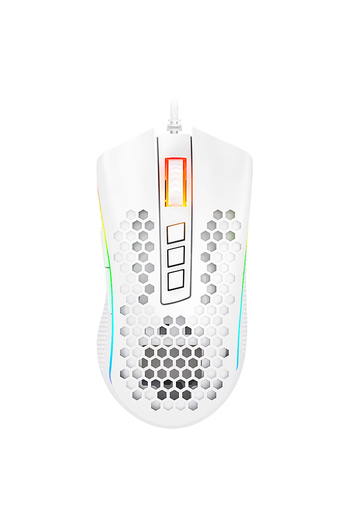 Tiendas EFE Mouse gamer redragon rgb 32k dpi storm elite m988 blanco oferta