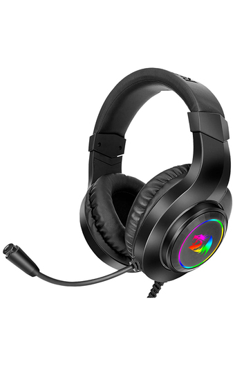 Tiendas EFE Audífonos gamer redragon rgb 3.5mm hylas h260 negro oferta