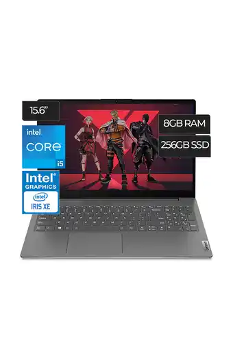 Tiendas EFE Laptop lenovo v15 g2 itl 15.6 windows 11 intel core i5 11th gen 8gb 256gb ssd oferta
