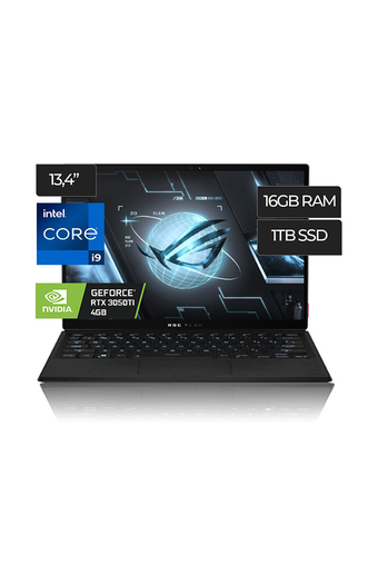 Tiendas EFE Laptop gamer rog flow z13 13.4 intel core i9 16gb ddr4 1tb hdd nvidia rtx3050ti oferta
