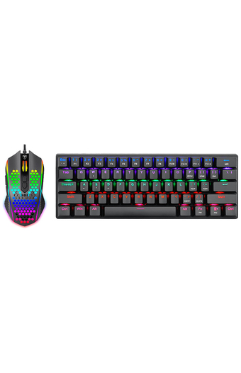 Tiendas EFE Kit gamer t-dagger teclado arena + mouse imperial negro oferta