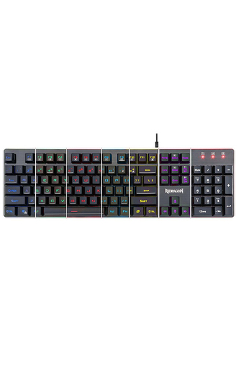 Tiendas EFE Teclado gamer redragon semi mecánico rgb dyaus ii k509 oferta