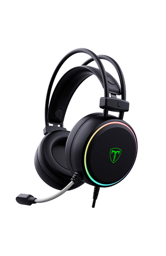 Tiendas EFE Audífonos gamer t-dagger para pc rgb sona t-rgh304 negro oferta
