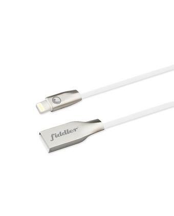 Tiendas EFE Cable fiddler usb a lightning para iphone blanco oferta