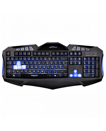 Tiendas EFE Teclado gamer micronics con cable kripton mic k703 negro oferta