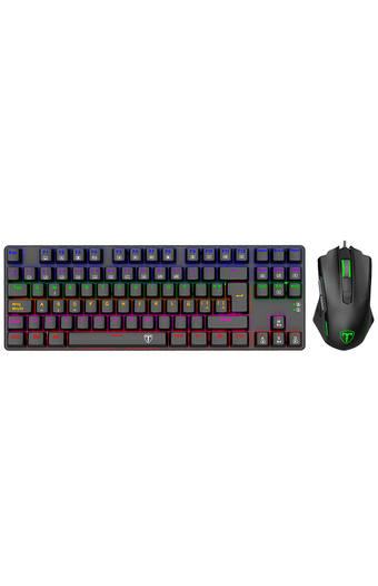 Tiendas EFE Kit gamer t-dagger teclado bora negro+ mouse brigadier oferta