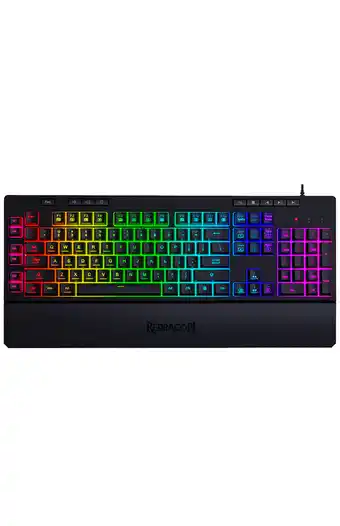 Tiendas EFE Teclado gamer redragon rgb led shiva k512 negro oferta