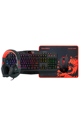 Tiendas EFE Kit gamer redragon teclado k503 + mouse m601 + audífonos h120 + mouse pad p016 oferta