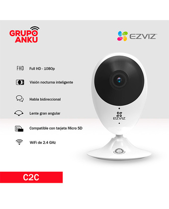 Tiendas EFE Cámara de seguridad ezviz wifi full hd 1080p oferta